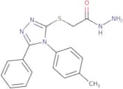 2-{[4-(4-Methylphenyl)-5-phenyl-4H-1,2,4-triazol-3-yl]sulfanyl}acetohydrazide