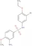 3-Amino-N-(3-bromo-4-ethoxyphenyl)-4-methoxybenzene-1-sulfonamide