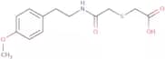 2-[({[2-(4-Methoxyphenyl)ethyl]carbamoyl}methyl)sulfanyl]acetic acid