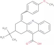 2-tert-Butyl-4-[(4-methoxyphenyl)methylidene]-1,2,3,4-tetrahydroacridine-9-carboxylic acid