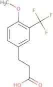3-[4-Methoxy-3-(trifluoromethyl)phenyl]propionic acid