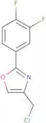 4-(Chloromethyl)-2-(3,4-difluorophenyl)-1,3-oxazole