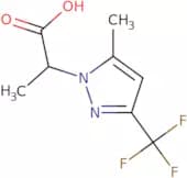 2-[5-Methyl-3-(trifluoromethyl)-1H-pyrazol-1-yl]propanoic acid
