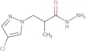 3-(4-Chloro-1H-pyrazol-1-yl)-2-methylpropanohydrazide