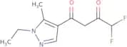 1-(1-Ethyl-5-methyl-1H-pyrazol-4-yl)-4,4-difluorobutane-1,3-dione