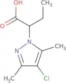 2-(4-Chloro-3,5-dimethyl-1H-pyrazol-1-yl)butanoic acid