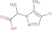 2-(4-Chloro-5-methyl-1H-pyrazol-1-yl)propanoic acid