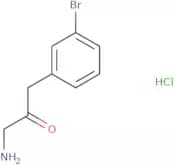 1-Amino-3-(3-bromophenyl)propan-2-one hydrochloride