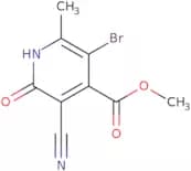 Methyl 5-bromo-3-cyano-6-methyl-2-oxo-1,2-dihydropyridine-4-carboxylate