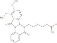6a,​11-​Dihydro-​9,​10-​dimethoxy-​5,​11-​dioxo-isoindolo[2,​1-​a]​quinazoline-​6(5H)​-​hexanoic a…
