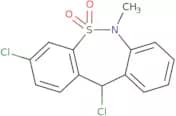 rac 3,11-dichloro-6,11-dihydro-6-methyl-dibenzo[c,f][1,2]thiazepine 5,5-dioxide