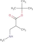 tert-Butyl 2-methyl-3-(methylamino)propanoate