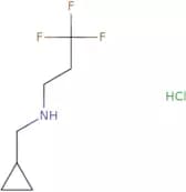 (Cyclopropylmethyl)(3,3,3-trifluoropropyl)amine hydrochloride