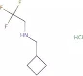 (Cyclobutylmethyl)(2,2,2-trifluoroethyl)amine hydrochloride
