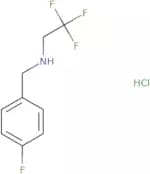 [(4-Fluorophenyl)methyl](2,2,2-trifluoroethyl)amine hydrochloride