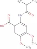 4,5-Dimethoxy-2-(2-methylpropanamido)benzoic acid