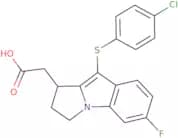 2-(9-((4-Chlorophenyl)thio)-6-fluoro-2,3-dihydro-1H-pyrrolo[1,2-a]indol-1-yl)acetic acid