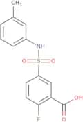 2-Fluoro-5-[(3-methylphenyl)sulfamoyl]benzoic acid