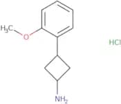 rac-(1R,3R)-3-(2-Methoxyphenyl)cyclobutan-1-amine hydrochloride