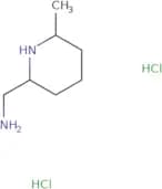 rac-[(2R,6R)-6-Methylpiperidin-2-yl]methanamine dihydrochloride