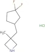 3-[(3,3-Difluorocyclopentyl)methyl]-3-methylazetidine hydrochloride