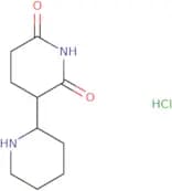 3-(Piperidin-2-yl)piperidine-2,6-dione hydrochloride
