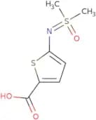 5-{[Dimethyl(oxo)-λ6-sulfanylidene]amino}thiophene-2-carboxylic acid