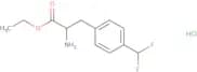 Ethyl 2-amino-3-[4-(difluoromethyl)phenyl]propanoate hydrochloride