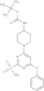 tert-Butyl N-[1-(2-methanesulfonyl-6-phenoxypyrimidin-4-yl)piperidin-4-yl]carbamate