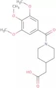[1-(3,4,5-Trimethoxybenzoyl)piperidin-4-yl]acetic acid