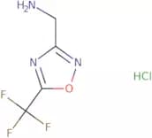 {[5-(Trifluoromethyl)-1,2,4-oxadiazol-3-yl]methyl}amine hydrochloride