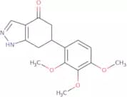 6-(2,3,4-Trimethoxyphenyl)-1,5,6,7-tetrahydro-4H-indazol-4-one