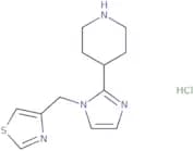 4-[1-(1,3-Thiazol-4-ylmethyl)-1H-imidazol-2-yl]piperidine hydrochloride