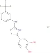 4-(4-((3-(trifluoromethyl)phenyl)amino)-3,5-thiazolyl)benzene-1,2-diol, hydrochloride