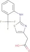 2-(4-(2-(Trifluoromethyl)phenylamino)-3,5-thiazolyl)acetic acid