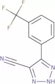 4-(3-(trifluoromethyl)phenyl)-1H-1,2,3-triazole-5-carbonitrile