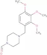 4-[(2,3,4Trimethoxyphenyl)methyl]piperazine-1-carbaldehyde