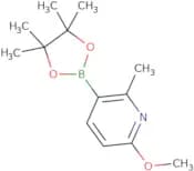6-Methoxy-2-methyl-3-(4,4,5,5-tetramethyl-1,3,2-dioxaborolan-2-yl)pyridine