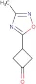 3-(3-Methyl-1,2,4-oxadiazol-5-yl)cyclobutan-1-one