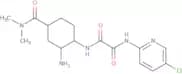 N-[(1S,2R,4S)-2-Amino-4-(dimethylcarbamoyl)cyclohexyl]-N'-(5-chloropyridin-2-yl)oxamide