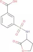 3-[(2-Oxooxolan-3-yl)sulfamoyl]benzoic acid