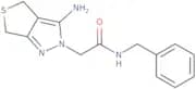 2-(3-Amino-4H-thieno[3,4-c]pyrazol-2(6H)-yl)-N-benzylacetamide