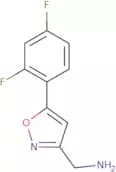 [5-(2,4-Difluorophenyl)-1,2-oxazol-3-yl]methanamine