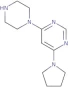 4-(Piperazin-1-yl)-6-(pyrrolidin-1-yl)pyrimidine