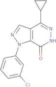 1-(3-Chlorophenyl)-4-cyclopropyl-1,6-dihydro-7H-pyrazolo[3,4-d]pyridazin-7-one