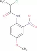 2-Chloro-N-(4-methoxy-2-nitrophenyl)propanamide