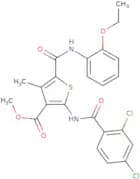 Methyl 2-(2,4-dichlorobenzamido)-5-((2-ethoxyphenyl)carbamoyl)-4-methylthiophene-3-carboxylate