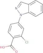 2-Chloro-4-(1H-indazol-1-yl)benzoic acid