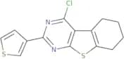 3-Chloro-5-(thiophen-3-yl)-8-thia-4,6-diazatricyclo[7.4.0.0,2,7]trideca-1(9),2,4,6-tetraene