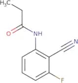 N-(2-Cyano-3-fluorophenyl)propanamide